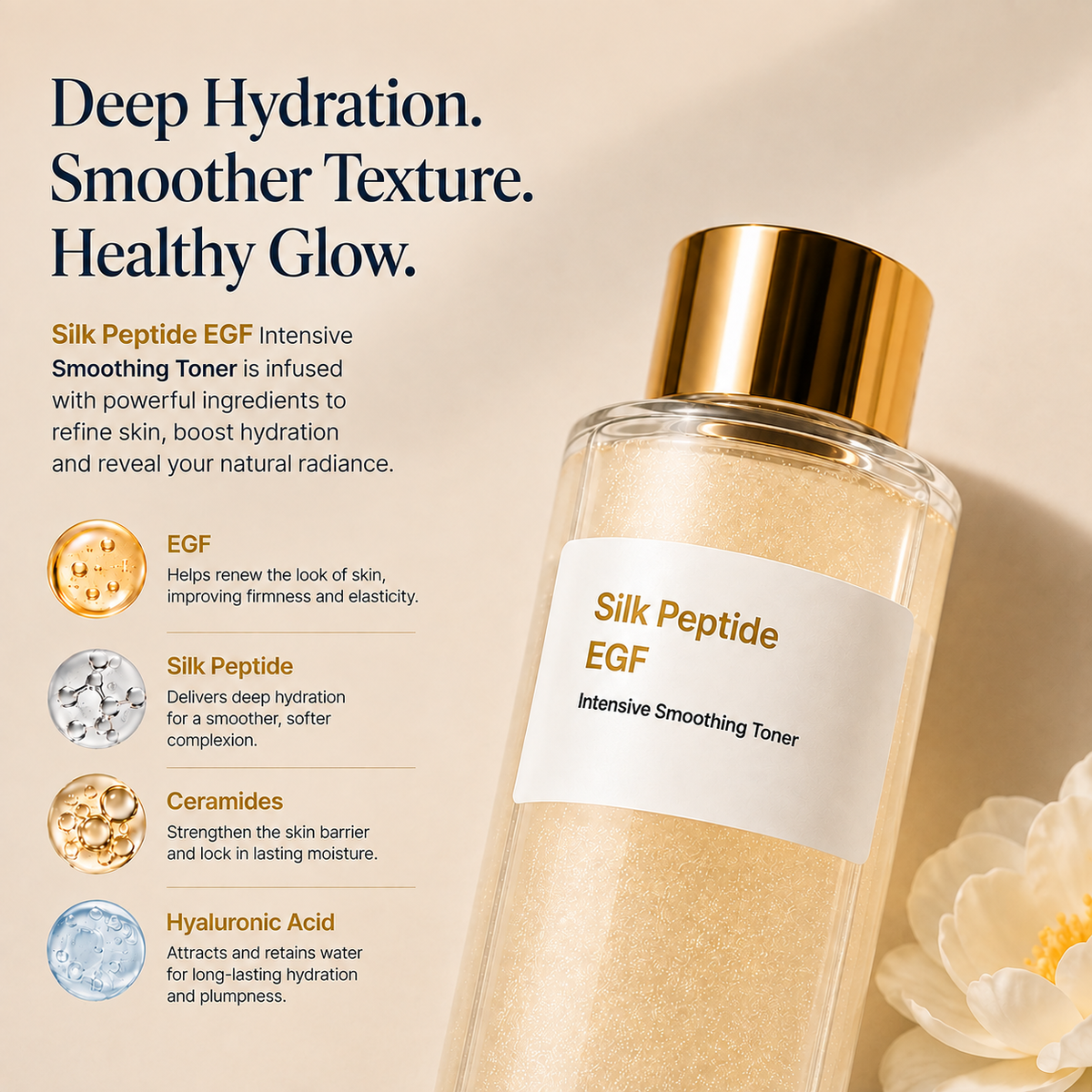 Silk Peptide EGF Line-Smoothing Toner