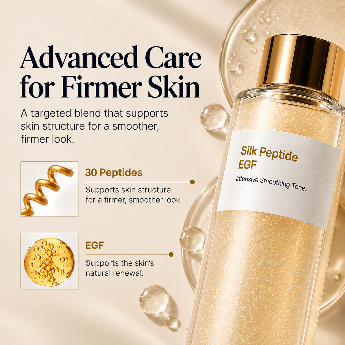 Silk Peptide EGF Line-Smoothing Toner